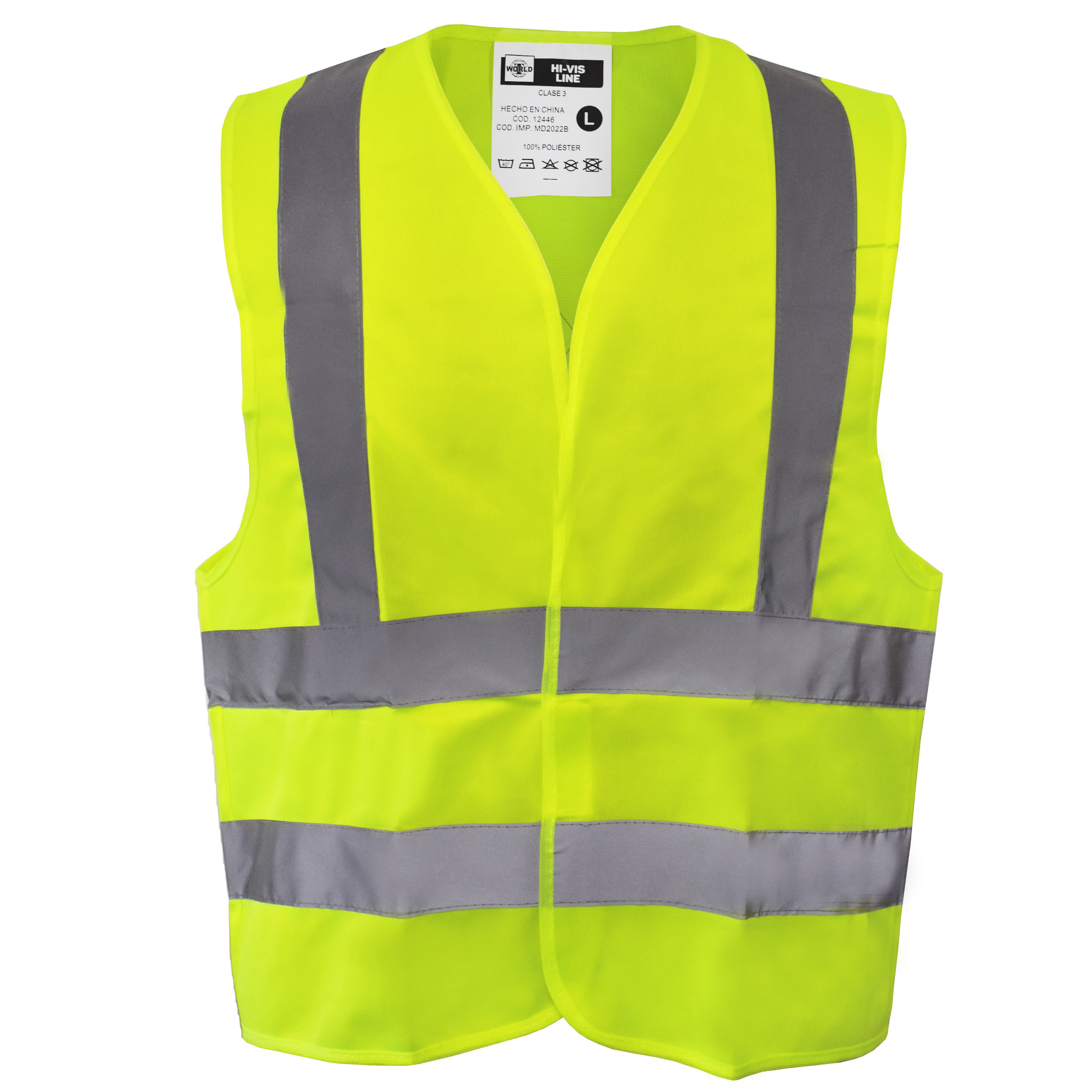 Chaleco reflectivo clase 3 hombre amarillo